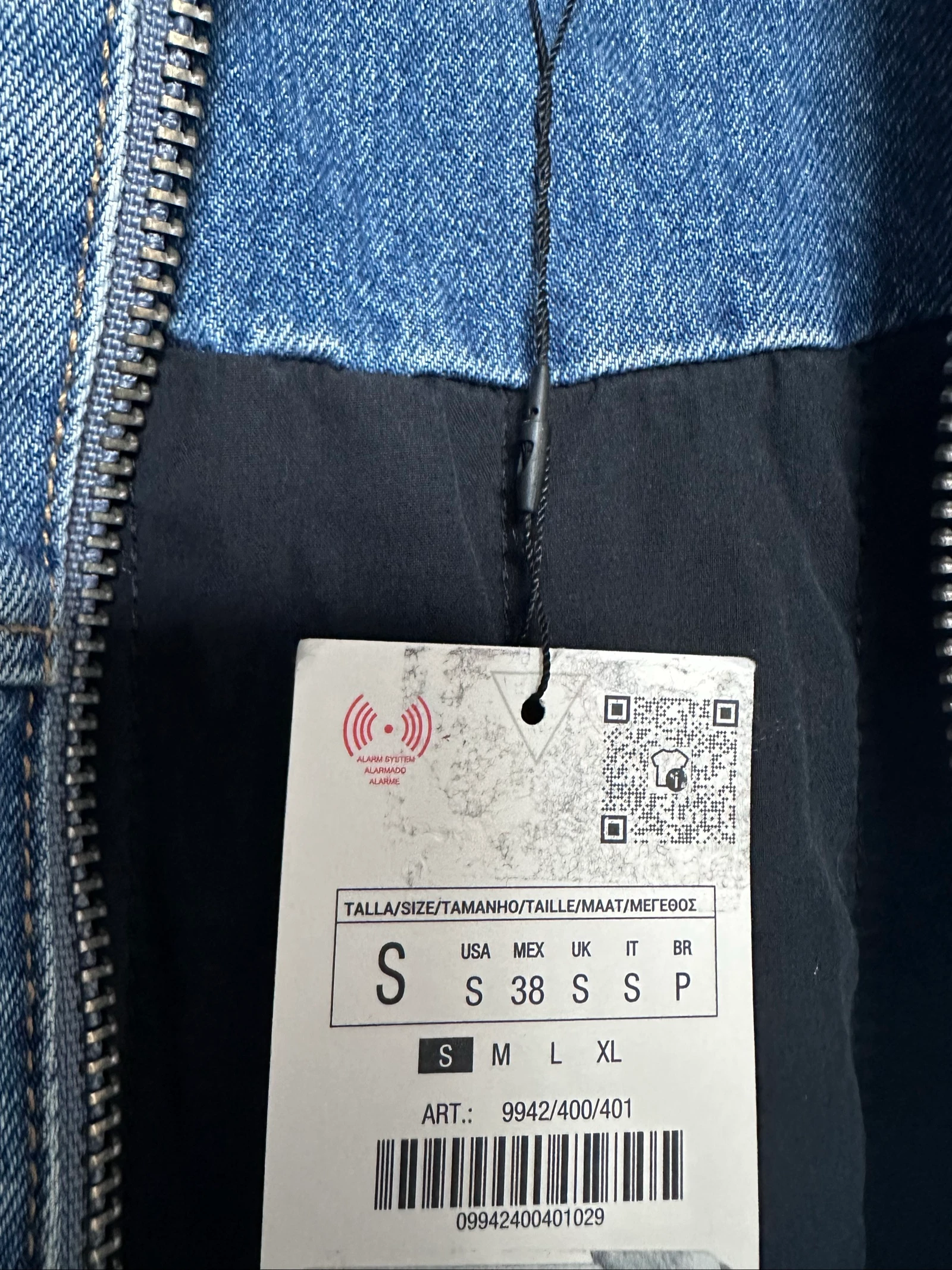 Zara light denim jacket size s – photo 7